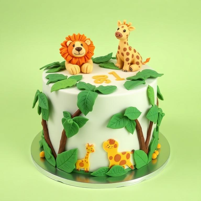 Jungle Safari Cake